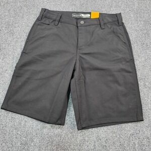 Carhartt Rugged Flex Canvas Work Shorts Womens Size 8 Loose Fit Black‎